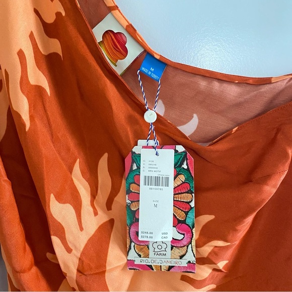 Farm Rio x Anthropologie One-Shoulder A-Line Fringe Mini Dress - Picture 6 of 7